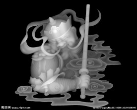 精品四大天王灰度图