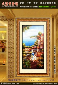 风景油画 欧美风格装饰画