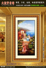 风景油画 欧美装饰油画