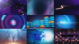 完美开场精美卡通生日LED高清