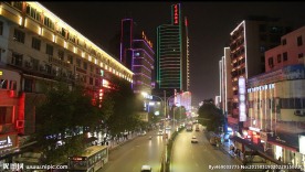 遵义市中华路夜景