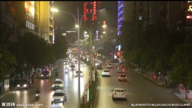 遵义市中华路夜景