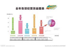 项目经营效益信息图表设计