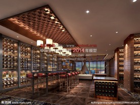 红酒廊效果图