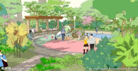 儿童活动场SU模型