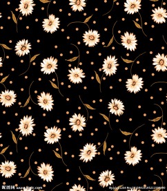 波点清新花卉菊花