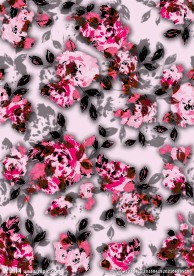 红色玫瑰花图案