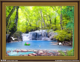山水风景 流水
