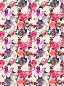 抽象手绘鱼儿 分层