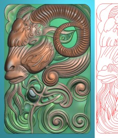 羊精雕图浮雕图木雕