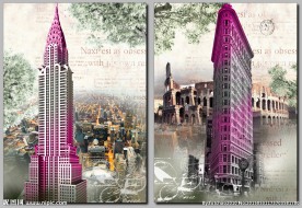 建筑装饰画图片