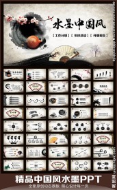 中国风文化传承动态PPT模板