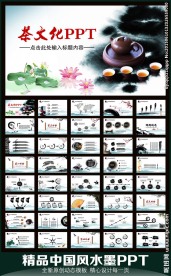 中国风茶叶文化动态PPT