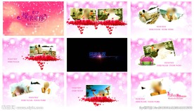 绚丽浪漫婚庆视频 AE视频模板