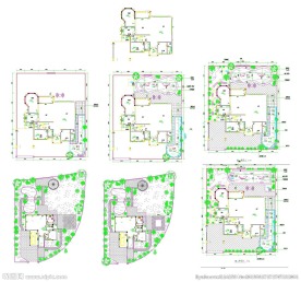 别墅建筑户型CAD图纸