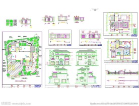 别墅建筑CAD图纸