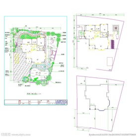 别墅建筑CAD平面图