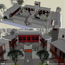 山西民居厅房院