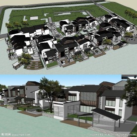 中式休闲度假别墅群