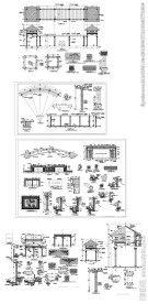 亭子建筑CAD图纸