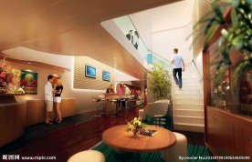 高级酒吧室内效果