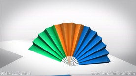 三维折扇
