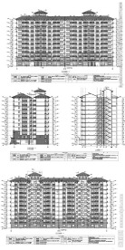 楼房建筑CAD效果图