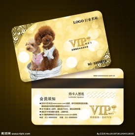 宠物会员卡图片