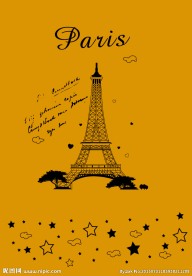 埃菲尔铁塔本子封面