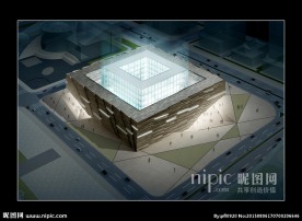 博物馆文化宫模型