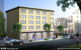 建筑单体效果图