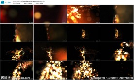 粒子炫彩节奏跳动婚庆LED背景