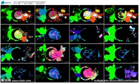 抽象卡通背景酒吧vj背景素材