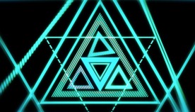 三角形旋转动感视频