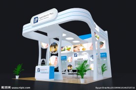 36平米展台模型