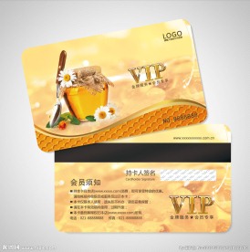蜂蜜会员卡图片