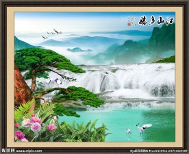 迎客松风景如画
