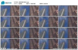 高楼大厦繁华的都市影视背景