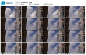 高楼大厦繁华的都市LED背景