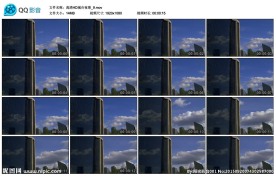 高楼大厦繁华的都市夜景影视素材