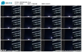 HD城市夜景高楼大厦繁华的夜景