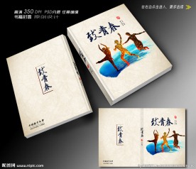 致青春书籍封面设计