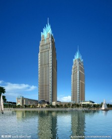 海边楼体效果（精细分层）