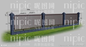 真石漆栏杆效果图