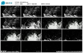 水素材水花四溅舞台演出LED