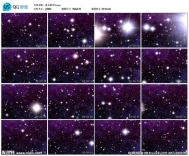 紫色浪漫星光星空舞台演出LED