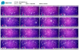 圣诞素材气球雪花片LED背景