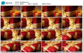 圣诞背景礼物视频生日背景