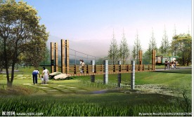 景观木桥效果设计