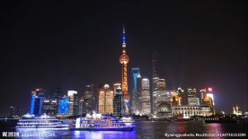 上海外滩夜景4K延时摄影